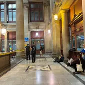 L'oficina principal de Correus a Barcelona, aquest matí L'oficina principal de Correus a Barcelona, aquest matí