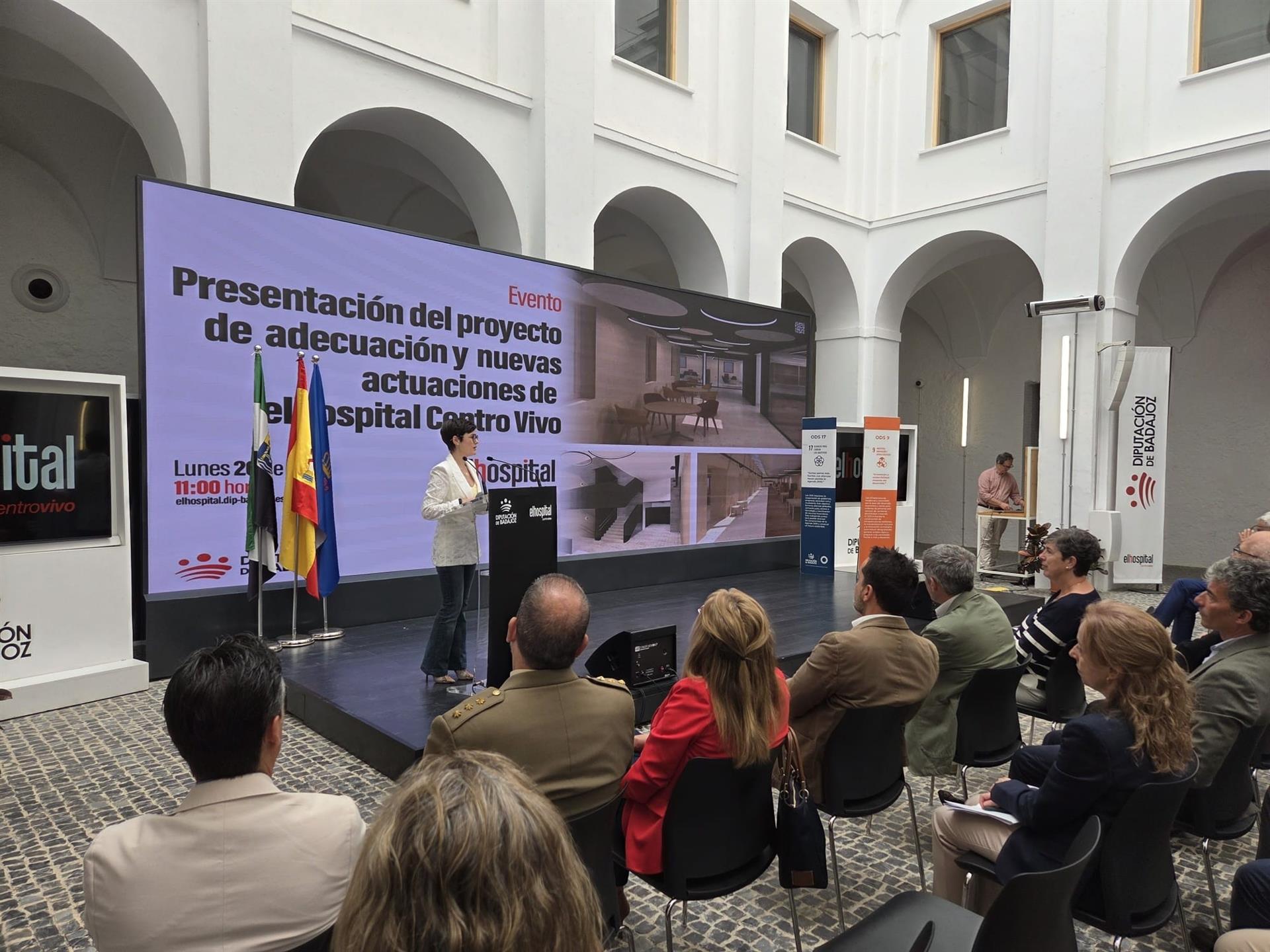 El Hospital Centro Vivo Badajoz contará con oficinas para uso administrativo en su segunda y tercera planta El Hospital Centro Vivo Badajoz contará con oficinas para uso administrativo en su segunda y tercera planta