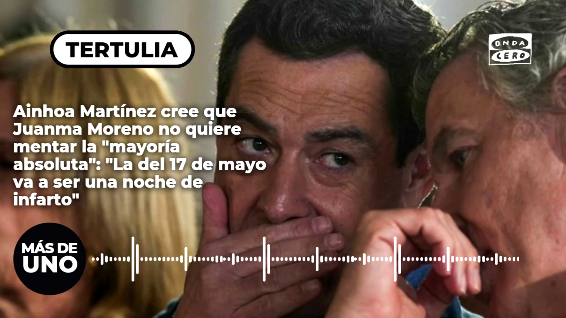Ainhoa Martínez cree que Juanma Moreno no quiere mentar la "mayoría absoluta": "La del 17 de mayo va a ser una noche de infarto" Ainhoa Martínez cree que Juanma Moreno no quiere mentar la "mayoría absoluta": "La del 17 de mayo va a ser una noche de infarto"
