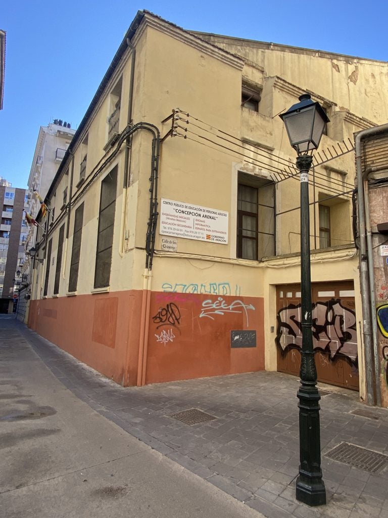 Movilización ante la futura sede del Museo de la Semana Santa de Zaragoza Movilización ante la futura sede del Museo de la Semana Santa de Zaragoza