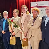 Els representants de l'Ajuntament de Barcelona acompanyen els presidents dels gremis de Llibreters, Floristes i Flequers Els representants de l'Ajuntament de Barcelona acompanyen els presidents dels gremis de Llibreters, Floristes i Flequers