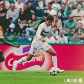 Gonzalo Villar, en el Elche-Valencia. Gonzalo Villar, en el Elche-Valencia.