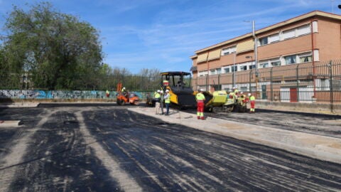 Avance de las obras del aparcamiento de Luis Vives
