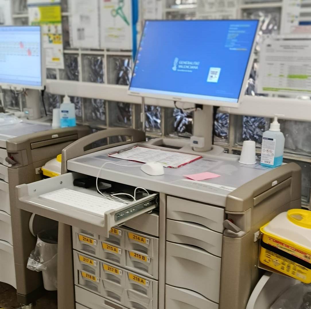 El Hospital de Xátiva incorpora carritos de medicación informatizados en cada planta El Hospital de Xátiva incorpora carritos de medicación informatizados en cada planta