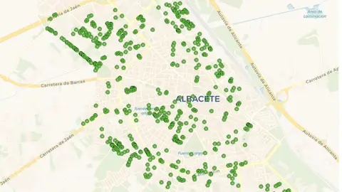 El plan de reposición de arbolado de la campaña 25/26 de Albacete supone la renovación de 721 ejemplares El plan de reposición de arbolado de la campaña 25/26 de Albacete supone la renovación de 721 ejemplares