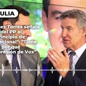 David Jiménez Torres señala el problema del PP al aceptar el principio de "prioridad nacional": "Tiene que explicar por qué necesita la presión de Vox" David Jiménez Torres señala el problema del PP al aceptar el principio de "prioridad nacional": "Tiene que explicar por qué necesita la presión de Vox"