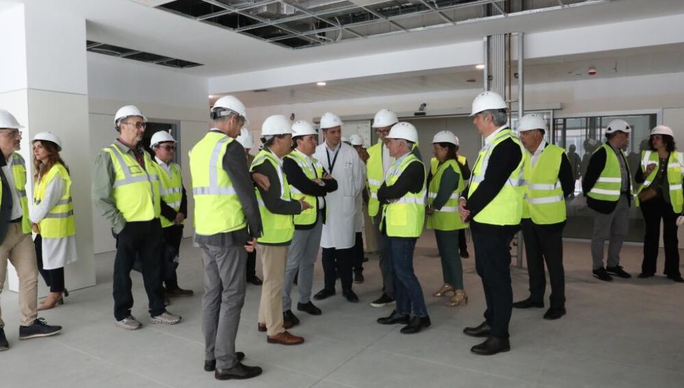 Visita a las obras de ampliación del Hospital Vega Baja de Orihuela