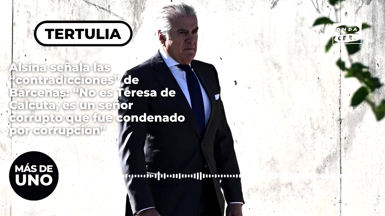 Alsina señala las "contradicciones" de Bárcenas: "No es Teresa de Calcuta, es un señor corrupto que fue condenado por corrupción" Alsina señala las "contradicciones" de Bárcenas: "No es Teresa de Calcuta, es un señor corrupto que fue condenado por corrupción"