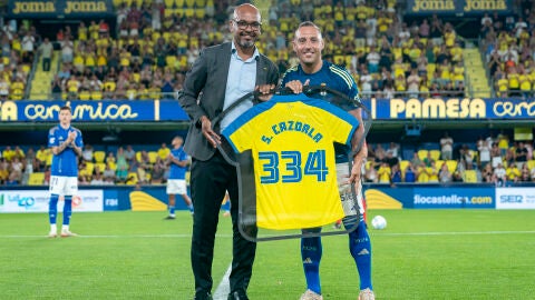 Cazorla con Senna en El Madrigal