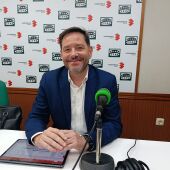David Broceño, en los estudios de Onda Cero Ciudad Real