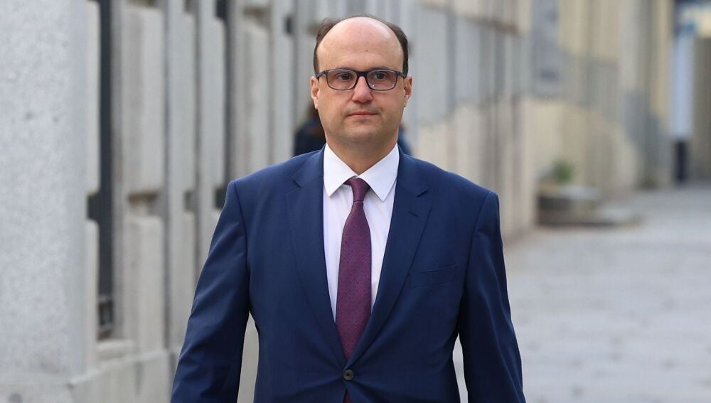 Juan Ignacio Díaz Bidart, exjefe de gabinete de Reyes Maroto, a su llegada al Tribunal Supremo.