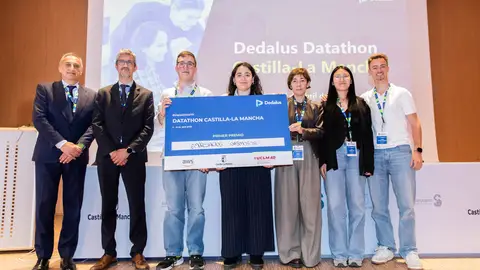 3 estudiantes del campus de Albacete, ganadores del Datathon en Salud Digital de Castilla-La Mancha 3 estudiantes del campus de Albacete, ganadores del Datathon en Salud Digital de Castilla-La Mancha