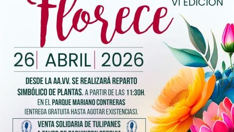 Parkinson Segovia recaudar&aacute; fondos con la venta solidaria de tulipanes este domingo en San Lorenzo