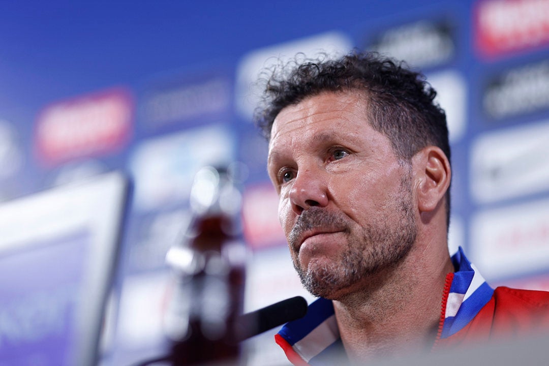 Simeone: “Víctimas no somos de nada, hay que seguir adelante” Simeone: “Víctimas no somos de nada, hay que seguir adelante”