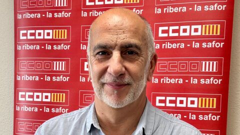 Andr&eacute;s Bermejo, secretario general de CCOO la Ribera- la Safor