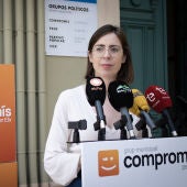 Esther Díez, portavoz de Compromís per Elx.
