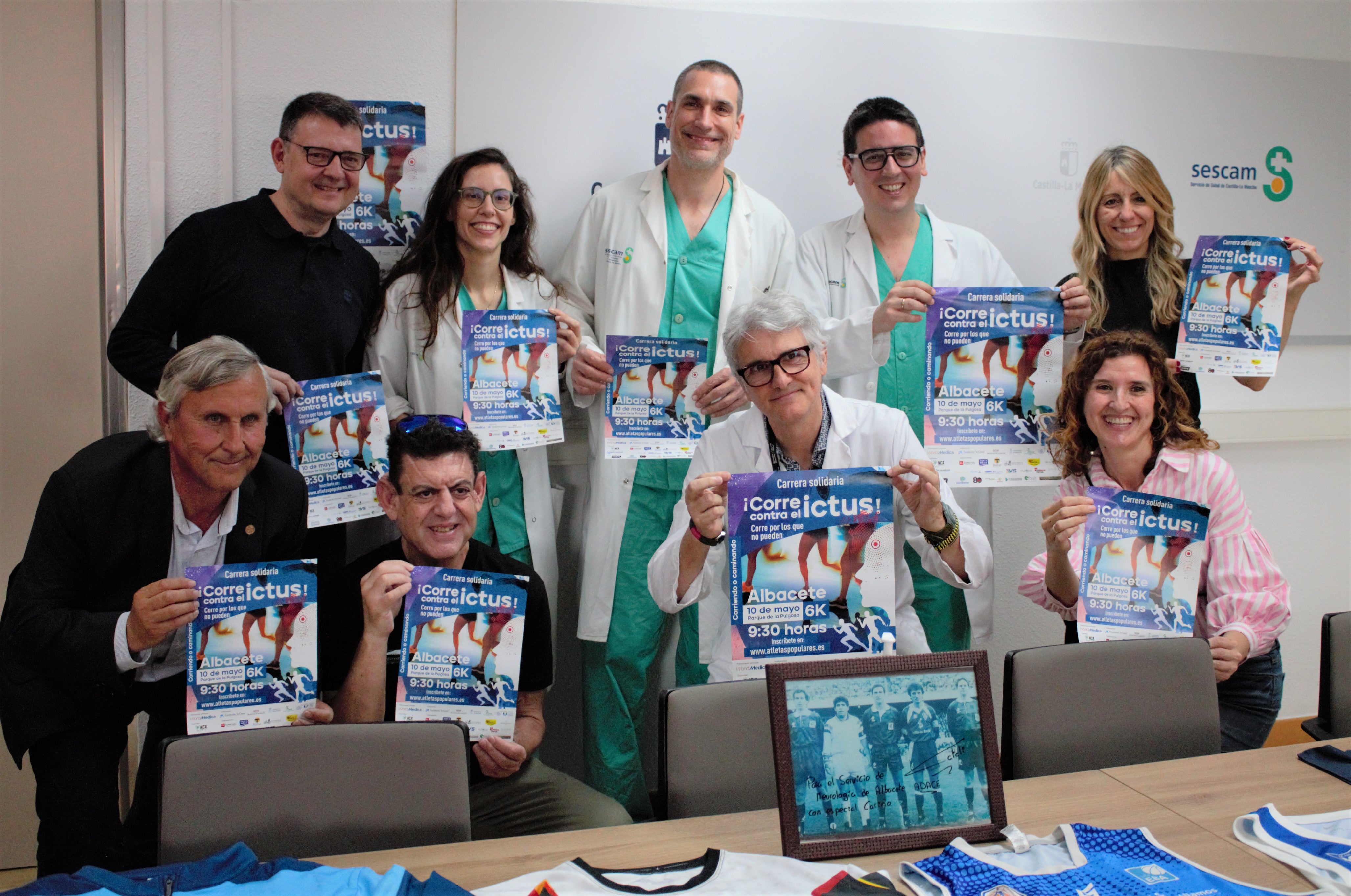 El Sescam y la Asociación de Daño Cerebral Sobrevenido promueven la carrera “Corre contra el Ictus" El Sescam y la Asociación de Daño Cerebral Sobrevenido promueven la carrera “Corre contra el Ictus"