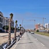 La reurbanización de la calle Cervantes en Villajoyosa continúa en marcha
