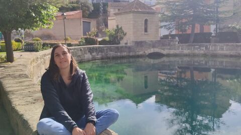 Sonia S&aacute;nchez en la Fuente de Cella