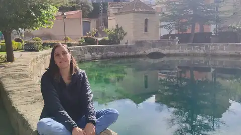 Sonia Sánchez en la Fuente de Cella Sonia Sánchez en la Fuente de Cella
