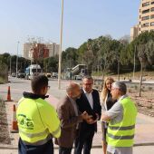 Finaliza la construcción de las tres nuevas rotondas en la avenida El Murtal 