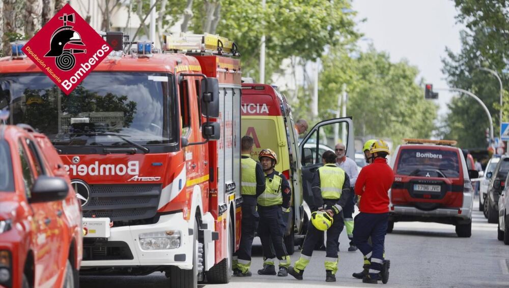 Suceso Benidorm 2 fallecidos andamio obra 