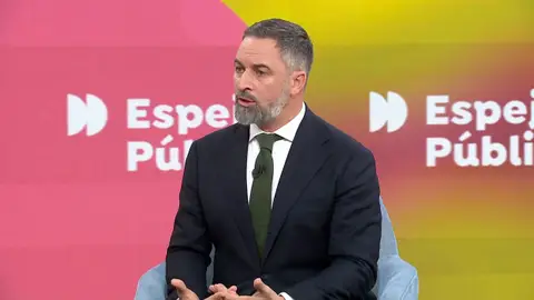 El presidente de VOX, Santiago Abascal, en una entrevista en Espejo Público El presidente de VOX, Santiago Abascal, en una entrevista en Espejo Público