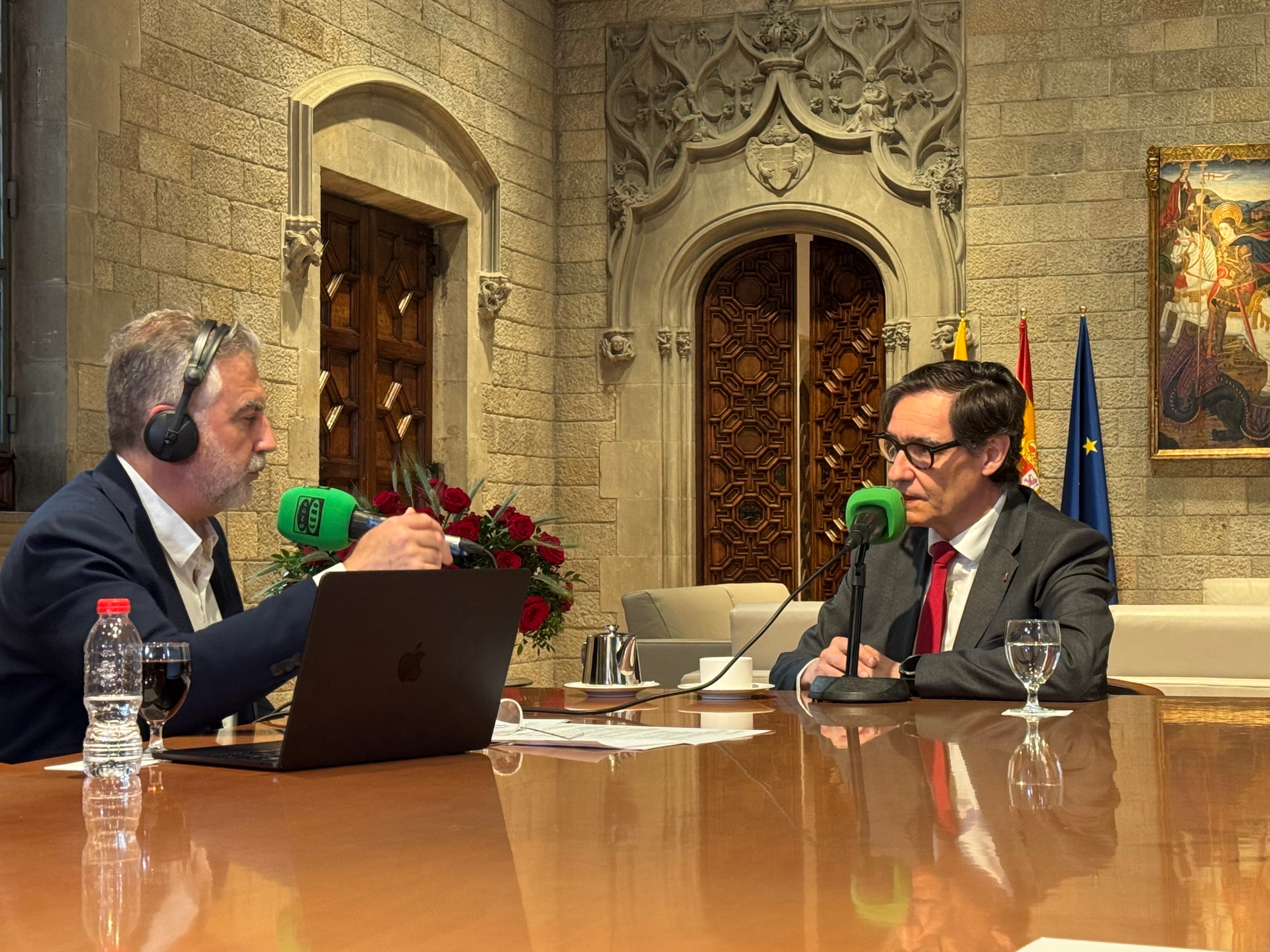 Carlos Alsina entrevista a Salvador Illa Carlos Alsina entrevista a Salvador Illa