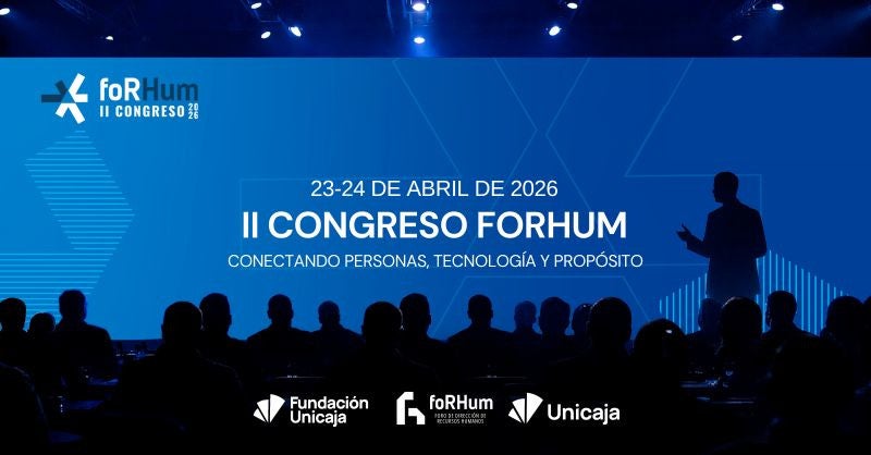 Más de 300 expertos y empresarios abordan el impacto en el empleo de la IA en el II Congreso foRHum, coorganizado por la Fundación Unicaja y Unicaja Más de 300 expertos y empresarios abordan el impacto en el empleo de la IA en el II Congreso foRHum, coorganizado por la Fundación Unicaja y Unicaja