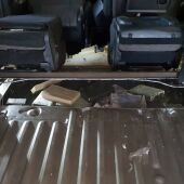 Droga encontrada en el interior del vehículo