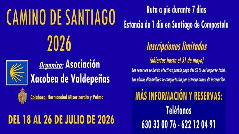 Camino de Santiago de la Asociaci&oacute;n Xacobea de Valdepe&ntilde;as