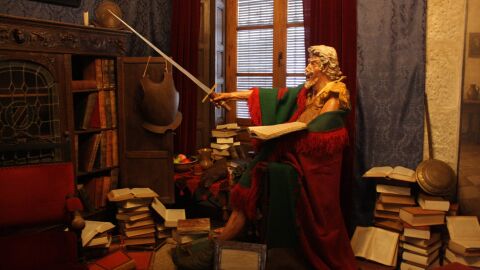 Lectura de Don Quijote de La Mancha, imagen de Rafa Migall&oacute;n