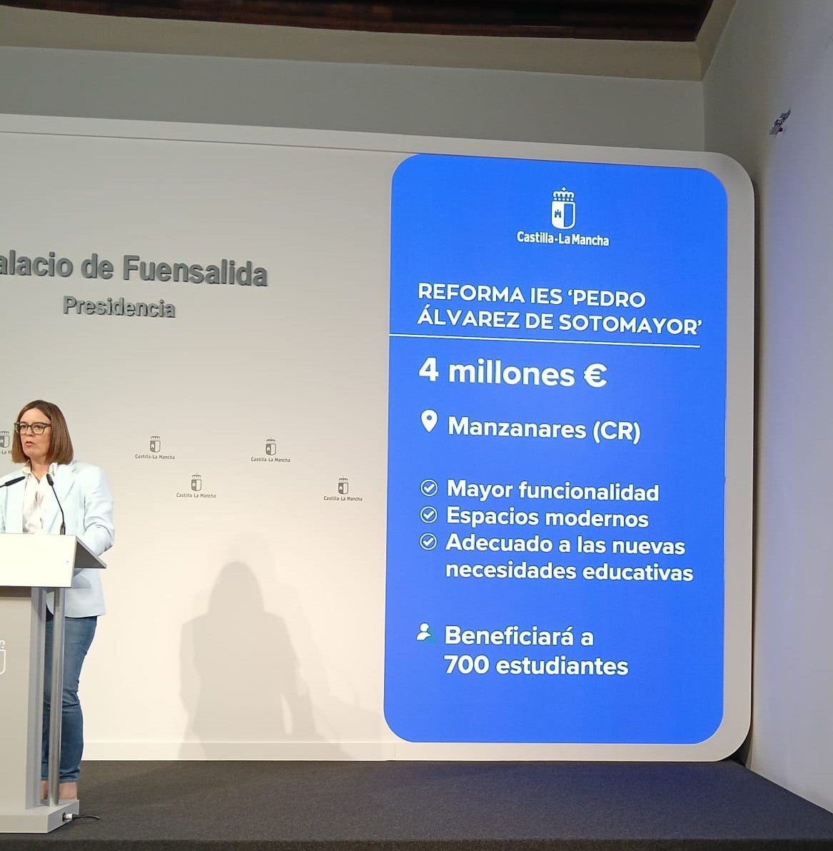 4 millones de euros para la reforma integral del IES Pedro Álvarez de Sotomayor de Manzanares 4 millones de euros para la reforma integral del IES Pedro Álvarez de Sotomayor de Manzanares