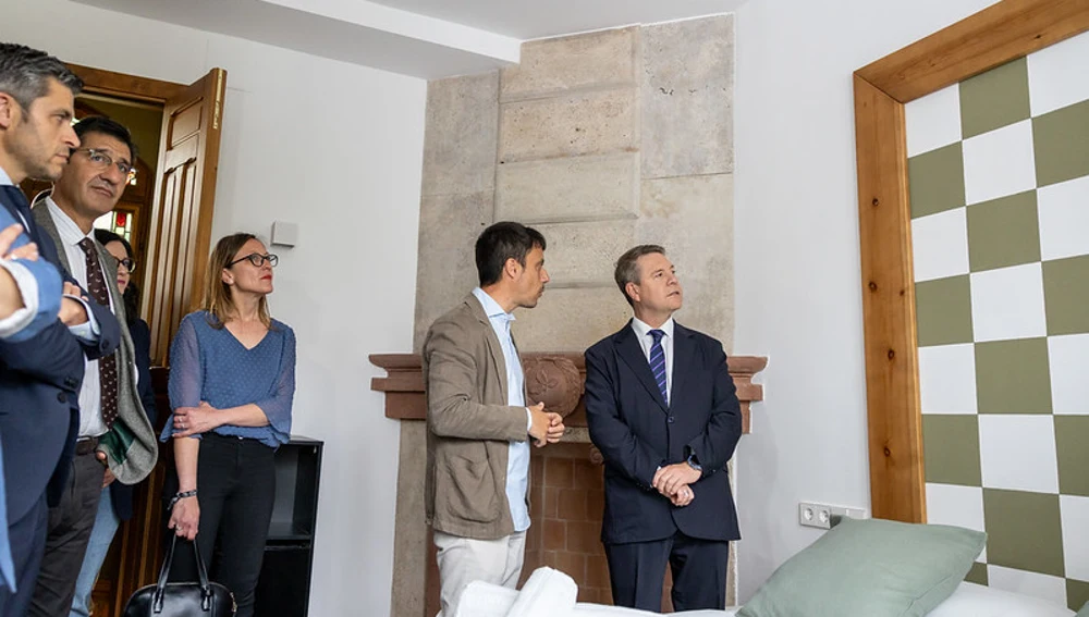 Una de las habitaciones de la hospedería de Campo de Criptana Una de las habitaciones de la hospedería de Campo de Criptana