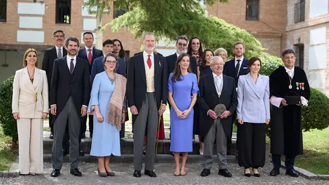 Gonzalo Celorio, Premio Cervantes 2025 Posado tras la ceremonia de entrega del Premio Cervantes a Gonzalo Celorio