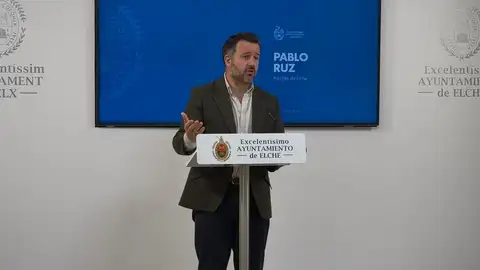 Pablo Ruz, alcalde de Elche. Pablo Ruz, alcalde de Elche.