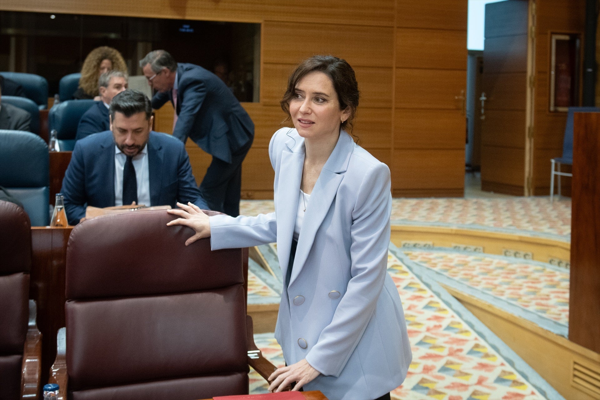 Isabel Díaz Ayuso, durante una sesión plenaria en la Asamblea de Madrid Isabel Díaz Ayuso, durante una sesión plenaria en la Asamblea de Madrid