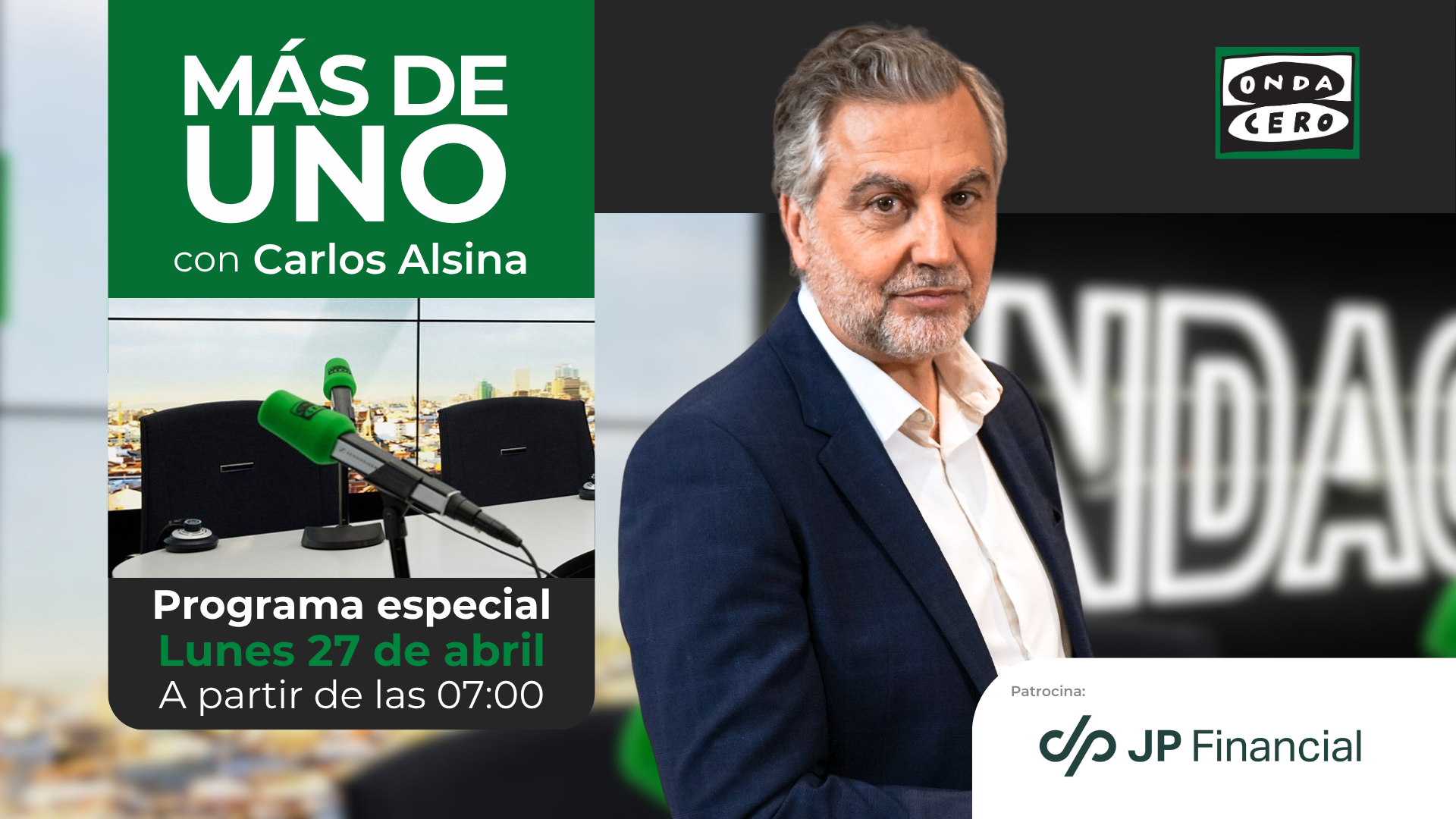 'Más de uno' pone el foco en la nueva cultura financiera de la mano de JP Financial 'Más de uno' pone el foco en la nueva cultura financiera de la mano de JP Financial
