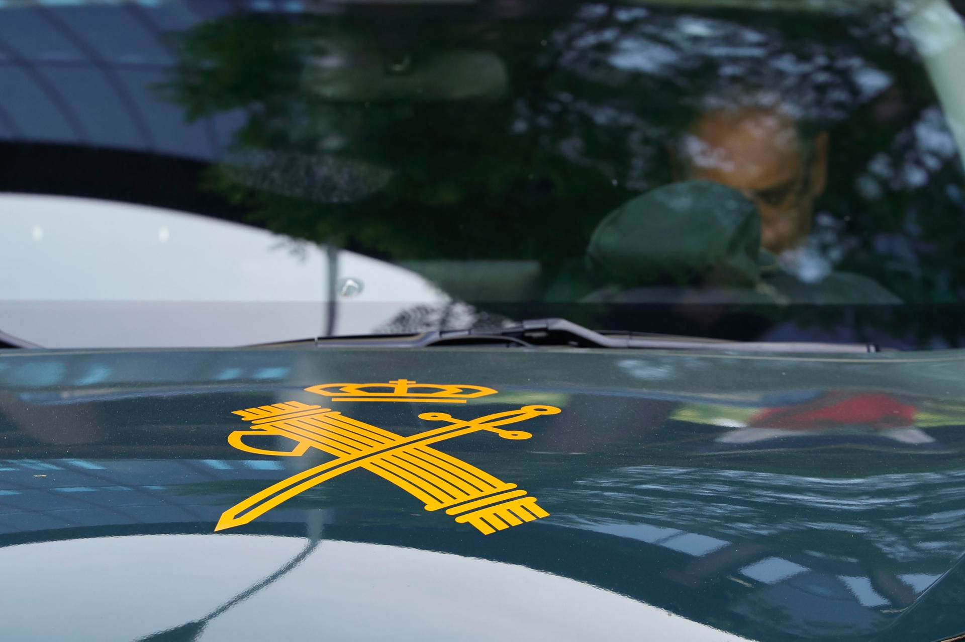 Imagen de archivo de un vehículo oficial de la Guardia Civil Imagen de archivo de un vehículo oficial de la Guardia Civil