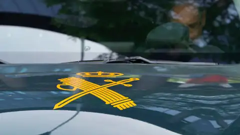 Imagen de archivo de un vehículo oficial de la Guardia Civil Imagen de archivo de un vehículo oficial de la Guardia Civil