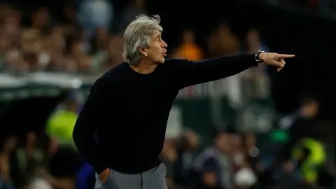 Manuel Pellegrini, entrenador del Real Betis. Manuel Pellegrini, entrenador del Real Betis.