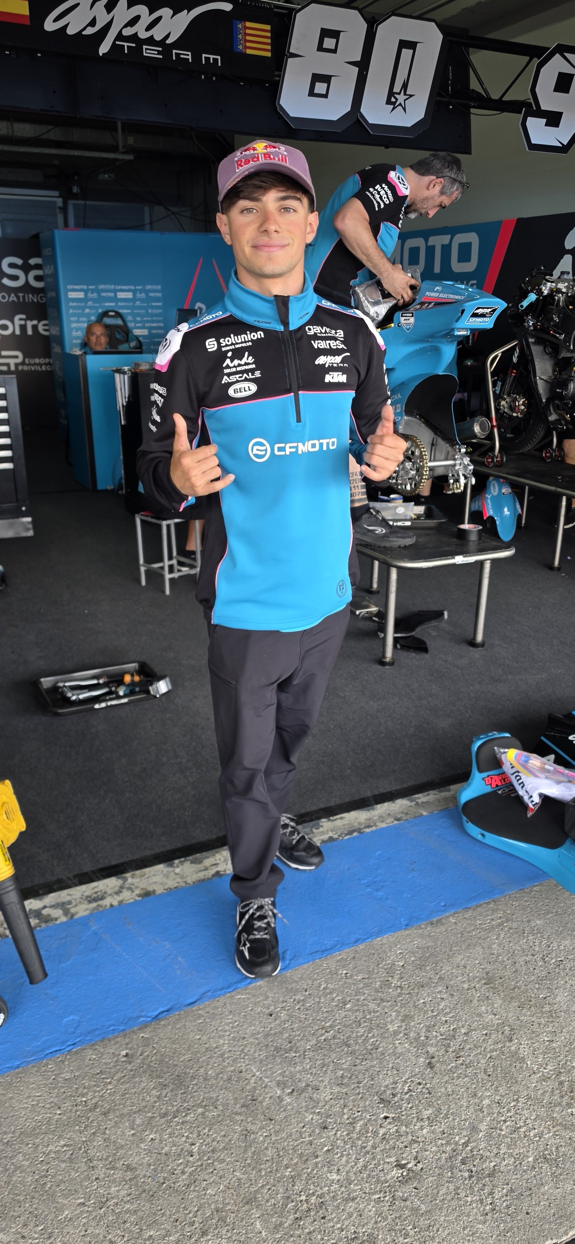 David Alonso, piloto de Moto2 en una foto de archivo David Alonso, piloto de Moto2 en una foto de archivo