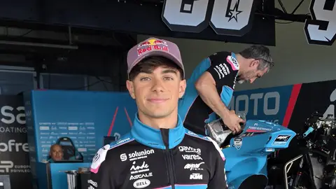 David Alonso, piloto de Moto2 en una foto de archivo David Alonso, piloto de Moto2 en una foto de archivo