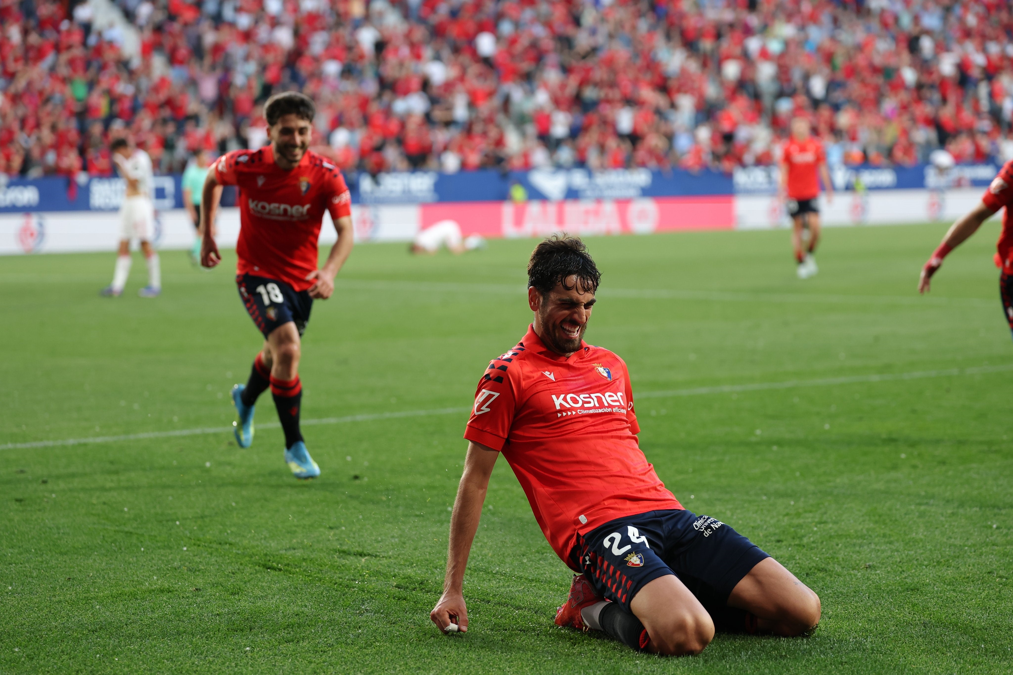 Espectacular remontada de Osasuna ante el Sevilla Espectacular remontada de Osasuna ante el Sevilla