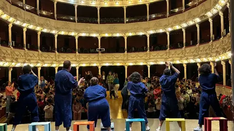 La Compañía de Danza de BRIAN, Includanza, organiza una campaña escolar en el Teatro Principal con 500 escolares de la capital .