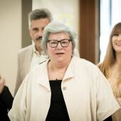 Dolores Vázquez, tras recibir la Medalla a la Promoción de los Valores de Igualdad