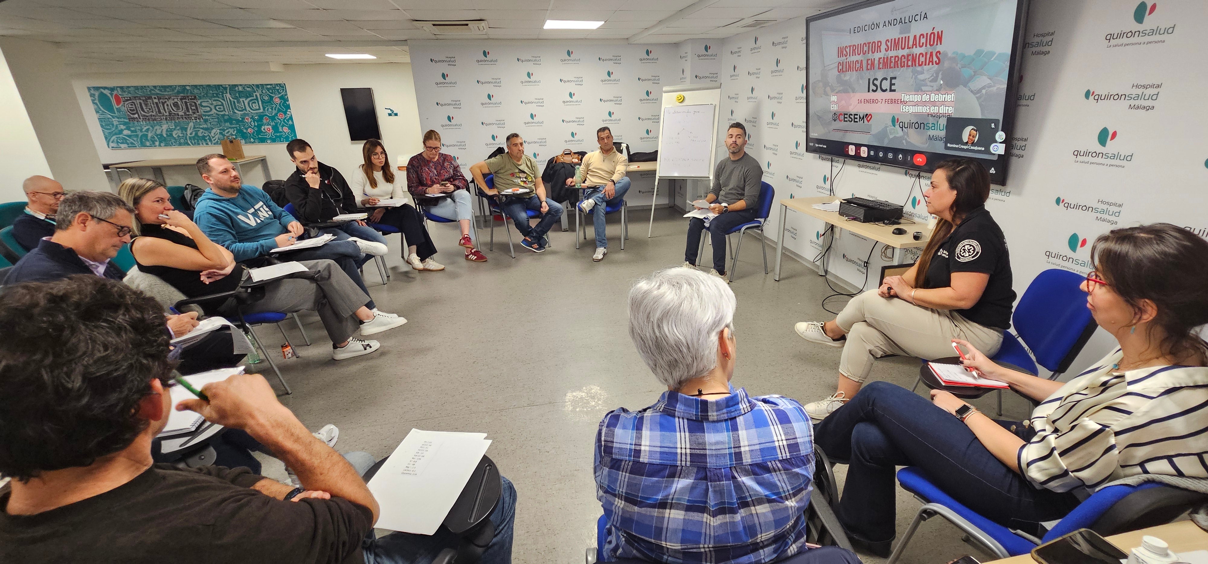 Quirónsalud Málaga acoge una nueva edición del Curso de Instructores de Simulación Clínica en Emergencias Quirónsalud Málaga acoge una nueva edición del Curso de Instructores de Simulación Clínica en Emergencias