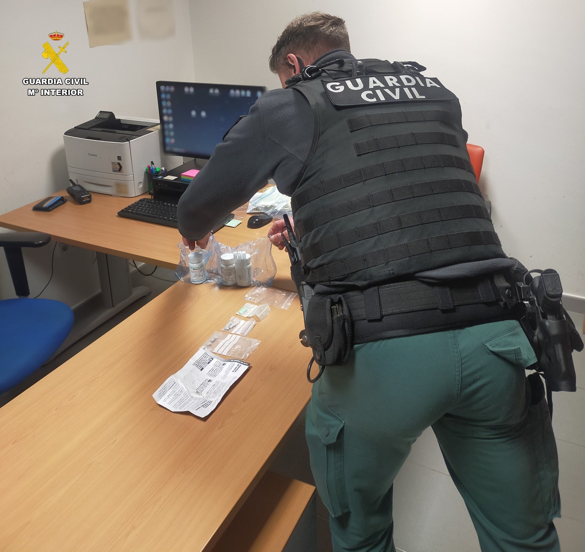Un detenido por tráfico de drogas en Cevico Navero Un detenido por tráfico de drogas en Cevico Navero