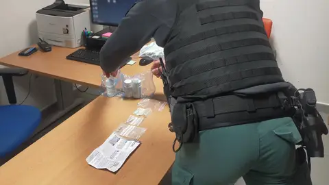 Un detenido por tráfico de drogas en Cevico Navero .