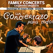 La Casanovas Orquesta reunirá en el Teatro Municipal a jóvenes talentos el 10 de mayo en 'Un conciertazo para todos' La Casanovas Orquesta reunirá en el Teatro Municipal a jóvenes talentos el 10 de mayo en 'Un conciertazo para todos'